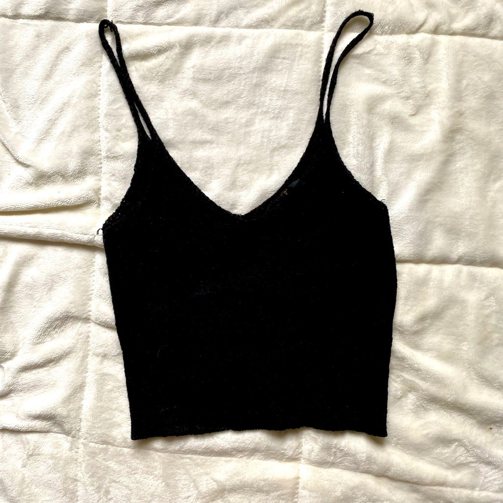 Cropped Sweater Tank